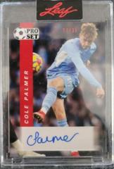 Cole Palmer [Red] #PS-CP1 Soccer Cards 2022 Pro Set Autographs Prices