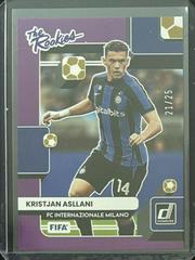 Kristjan Asllani [Purple] #3 Soccer Cards 2022 Panini Donruss The Rookies Prices