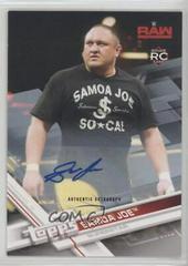 Samoa Joe [Silver Autograph] #83 Wrestling Cards 2017 Topps WWE Prices