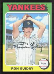 Ron Guidry #OB-34 Baseball Cards 2024 Topps Heritage Oversized 1975 Box Loader Prices