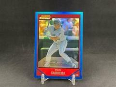 Miguel Cabrera [Blue Refractor] #45 Baseball Cards 2007 Bowman Chrome Prices