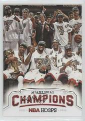 Miami Heat Champions Basketball Cards 2012 Panini Hoops Prices