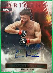 Calvin Kattar [Red] #OA-CKT Ufc Cards 2023 Panini Chronicles UFC Origins Autographs Prices