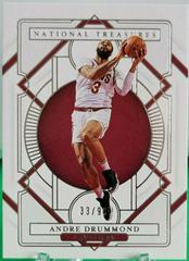 Andre Drummond #4 Basketball Cards 2020 Panini National Treasures Prices
