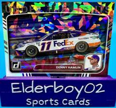 Denny Hamlin [Cracked Ice] #UL10 Racing Cards 2023 Panini Donruss NASCAR Under the Lights Prices