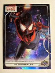 Miles Morales [Cosmic] #112 Marvel 2023 Upper Deck Platinum Prices