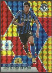 Alessandro Bastoni [Choice Red and Gold Mosaic] Soccer Cards 2020 Panini Mosaic Serie A Prices