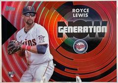 Royce Lewis [Red] Baseball Cards 2022 Topps Update Generation Now Prices