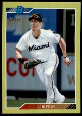 JJ Bleday [Yellow Refractor] Baseball Cards 2020 Bowman Heritage Chrome Prospects Prices