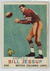Bill Jessup Football Cards 1959 Topps CFL Prices