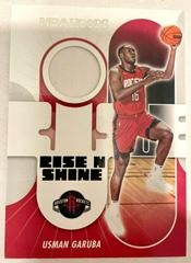 Usman Garuba Basketball Cards 2021 Panini Hoops Rise N Shine Memorabilia Prices