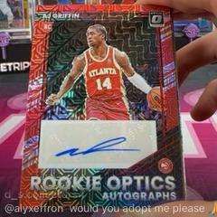 AJ Griffin [Choice] #ROA-AJG Basketball Cards 2022 Panini Donruss Optic Rookie Autographs Prices