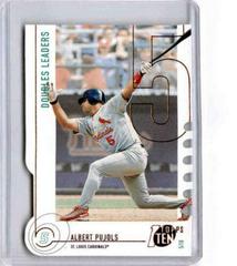 Albert Pujols [Die Cut] #16 Baseball Cards 2002 Topps Ten Prices
