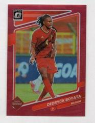 Dedryck Boyata [Optic Red] Soccer Cards 2021 Panini Donruss Road to Qatar Prices