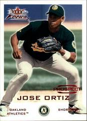 Jose Ortiz #237 Baseball Cards 2001 Fleer Focus Prices