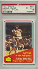 Julius Erving ABA All-Star Basketball Cards 1972 Topps Prices