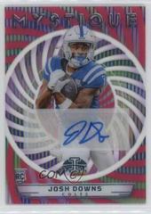 Josh Downs [Pink] #21 Football Cards 2023 Panini Illusions Mystique Autograph Prices