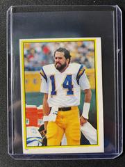 Dan Fouts #192 Football Cards 1984 Topps Stickers Prices