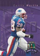 Curtis Martin #167 Football Cards 1997 Playoff 1st & 10 Prices