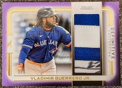 Vladimir Guerrero Jr. [Purple] #DJR-VGJ Baseball Cards 2023 Topps Definitive Jumbo Relic Collection Prices