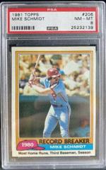 Mike Schmidt Baseball Cards 1981 Topps Prices
