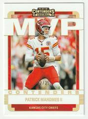 Patrick Mahomes II [Gold] Football Cards 2022 Panini Contenders MVP Prices