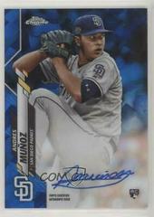 Andres Munoz Baseball Cards 2020 Topps Chrome Sapphire Rookie Autograph Prices