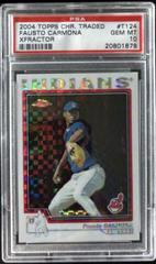 Fausto Carmona [Xfractor] Baseball Cards 2004 Topps Chrome Traded Prices