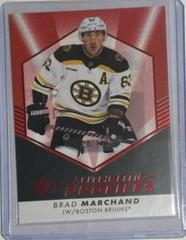 Brad Marchand [Red] Hockey Cards 2022 SP Authentic Profiles Prices