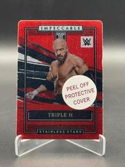 Triple H [Red] #3 Wrestling Cards 2022 Panini Impeccable WWE Stainless Stars Prices