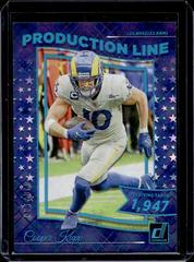 Cooper Kupp [Cosmic] Football Cards 2022 Panini Donruss Production Line Prices