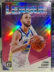 Stephen Curry [Pink] #8 Basketball Cards 2018 Panini Donruss Optic League Leaders Prices