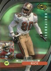 Jerry Rice [Reciprocal] #R52 Football Cards 1999 UD Ionix Prices