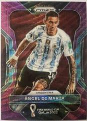 Angel Di Maria [Purple Wave] #1 Soccer Cards 2022 Panini Prizm World Cup Prices