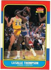 LaSalle Thompson Basketball Cards 1986 Fleer Prices