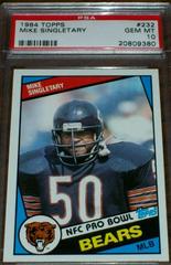 Mike Singletary Football Cards 1984 Topps Prices