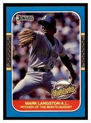 Mark Langston Baseball Cards 1987 Donruss Highlights Prices