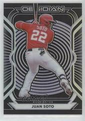 Juan Soto [Electric Etch Purple] Baseball Cards 2021 Panini Chronicles Obsidian Prices