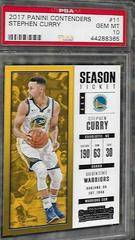 Stephen Curry Basketball Cards 2017 Panini Contenders Prices
