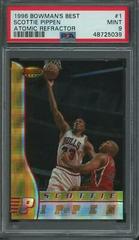 Scottie Pippen [Atomic Refractor] #1 Basketball Cards 1996 Bowman's Best Prices