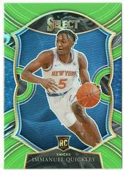 Immanuel Quickley [Neon Green Prizm] #85 Basketball Cards 2020 Panini Select Prices