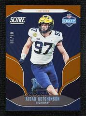 Aidan Hutchinson [First Down] Football Cards 2022 Panini Score NFL Draft Prices