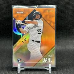 David Dahl [Orange Refractor] Baseball Cards 2017 Topps Finest Prices