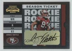 Arnaz Battle [Autograph] #182 Football Cards 2003 Playoff Contenders Prices