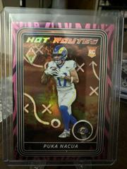 Puka Nacua [Pink] #HR-26 Football Cards 2023 Panini Phoenix Hot Routes Prices