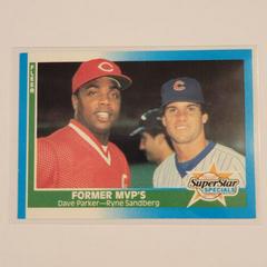 Former MVP's [D. Parker, R. Sandberg] #639 Baseball Cards 1987 Fleer Glossy Prices