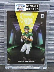 Zach Wilson [Gold] #102 Football Cards 2021 Panini Black Prices