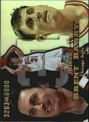 Brent Barry Row 1 Basketball Cards 1998 Flair Showcase Prices