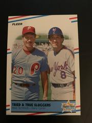 G. Carter, M. Schmidt [Tried & True Sluggers] Baseball Cards 1988 Fleer Prices