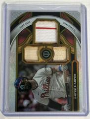 Bryce Harper [Gold] Baseball Cards 2023 Topps Tribute Triple Relics Prices